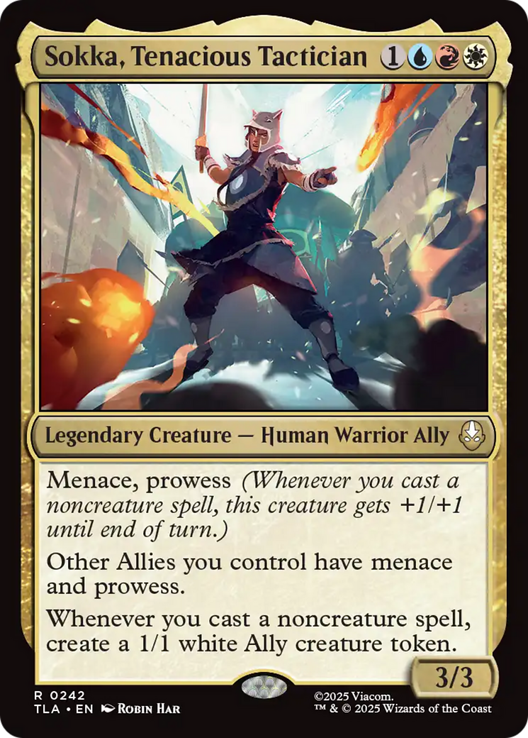 Sokka, Tenacious Tactician [Avatar: The Last Airbender] | Card Citadel