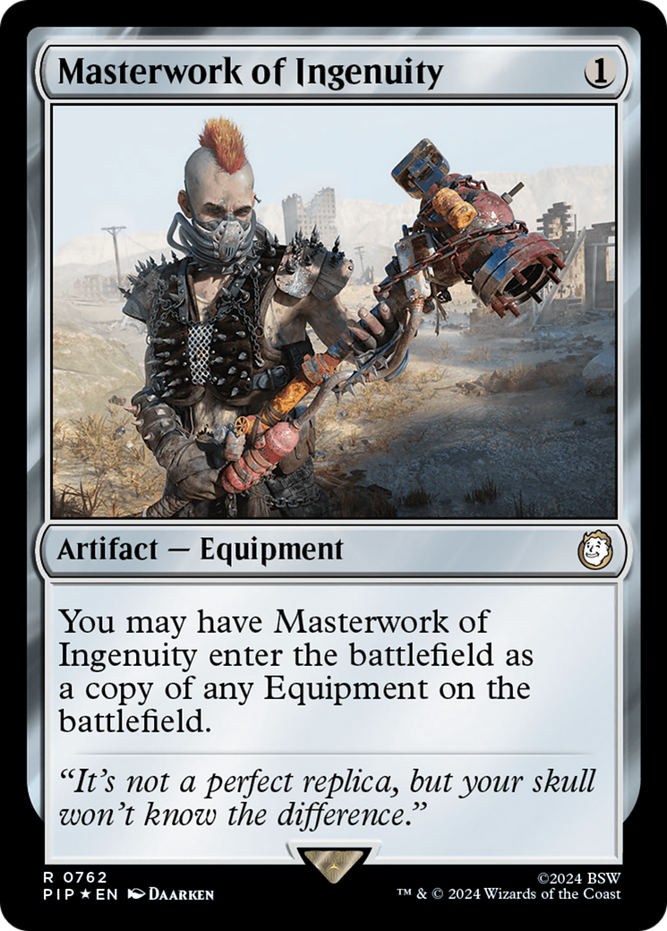 Masterwork of Ingenuity (Surge Foil) [Fallout] | Card Citadel