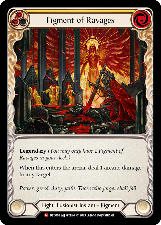 Figment of Ravages // Sekem, Archangel of Ravages [DTD008] (Dusk Till Dawn) | Card Citadel