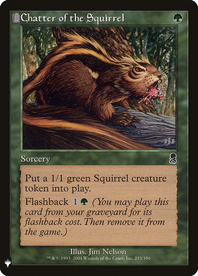 Chatter of the Squirrel [Mystery Booster] | Card Citadel