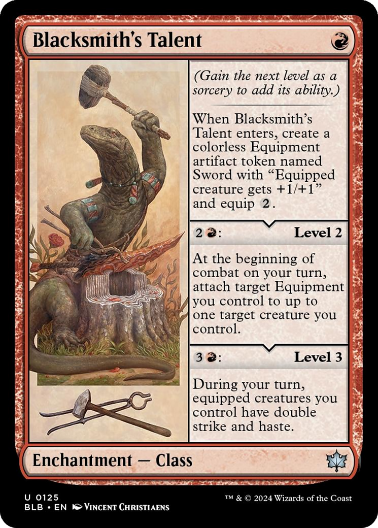 Blacksmith's Talent [Bloomburrow] | Card Citadel