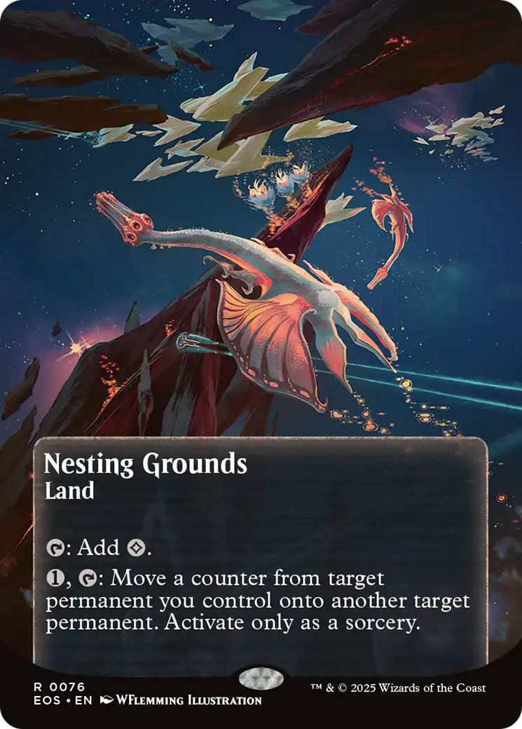 Nesting Grounds (0076) (Borderless) [Edge of Eternities: Stellar Sights] | Card Citadel