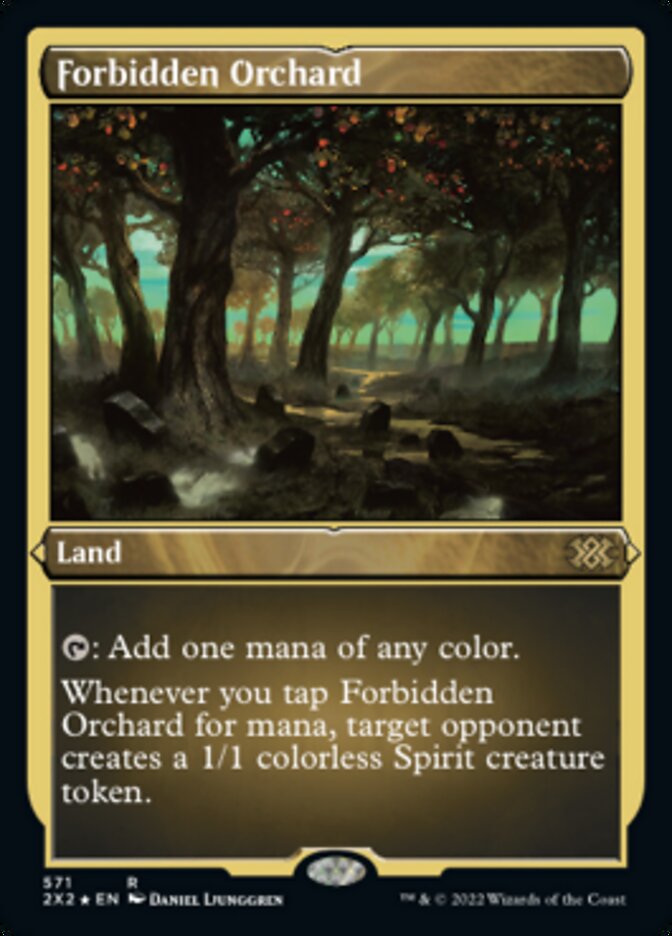 Forbidden Orchard (Foil Etched) [Double Masters 2022] | Card Citadel