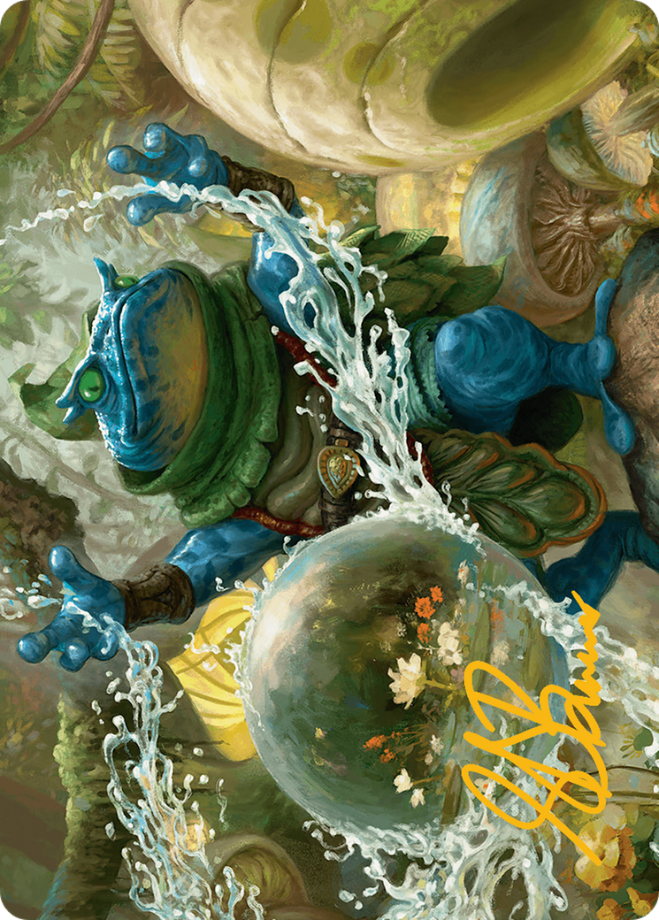 Pond Prophet Art Card (Gold-Stamped Signature) [Bloomburrow Art Series] | Card Citadel
