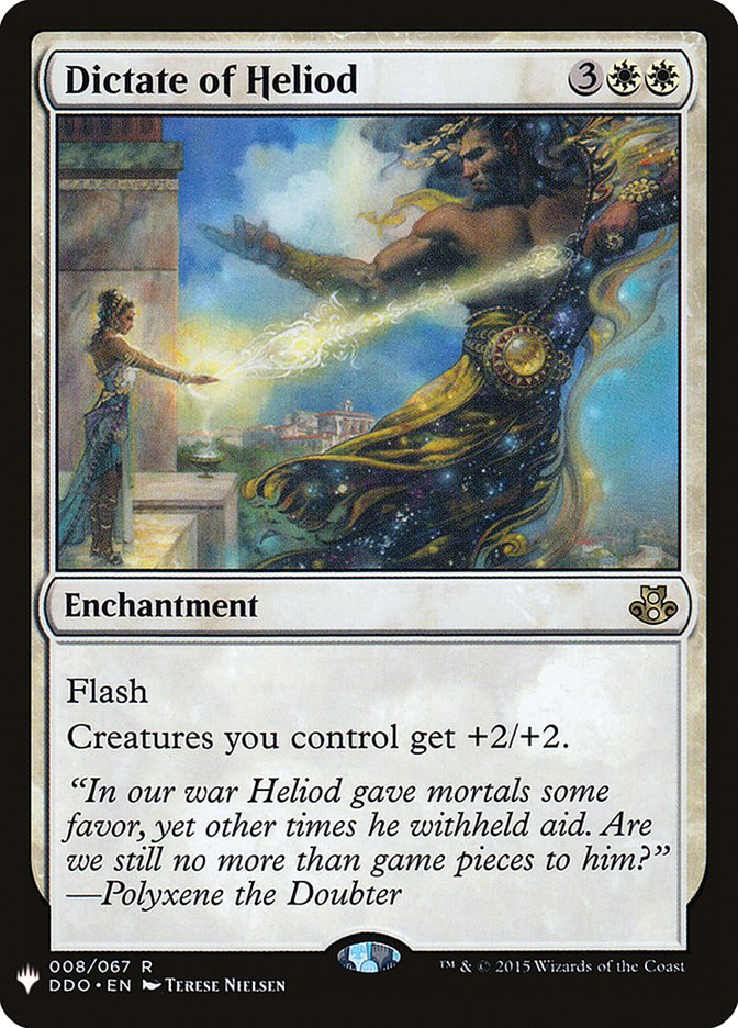 Dictate of Heliod [Mystery Booster] | Card Citadel