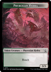 Elemental (2) // Phyrexian Hydra (11) Double-Sided Token [March of the Machine Tokens] | Card Citadel