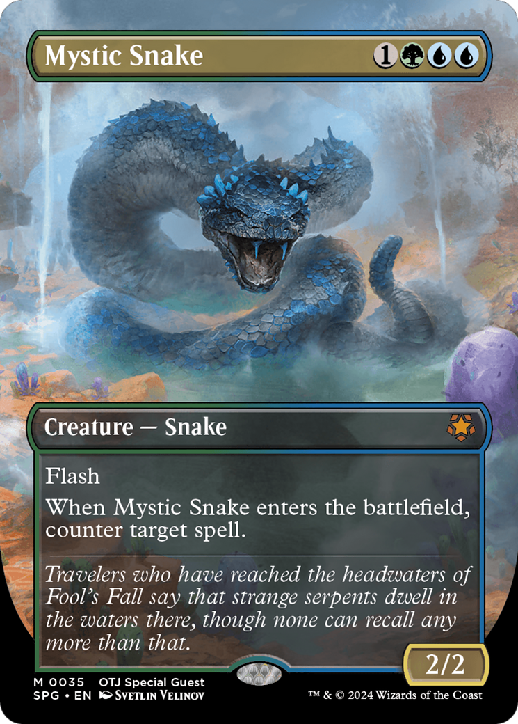 Mystic Snake (Borderless) [Outlaws of Thunder Junction Special Guests] | Card Citadel