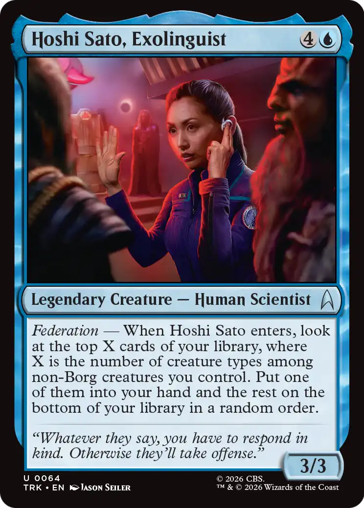 Hoshi Sato, Exolinguist [Star Trek] | Card Citadel