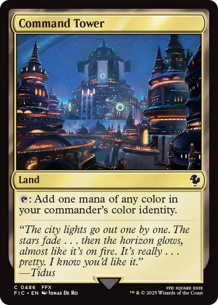 Command Tower (0486) [FINAL FANTASY Commander] | Card Citadel