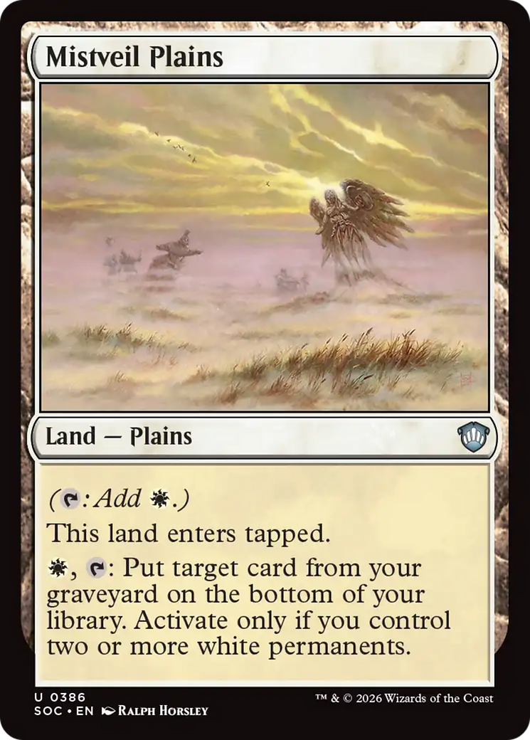 Mistveil Plains [Secrets of Strixhaven Commander] | Card Citadel