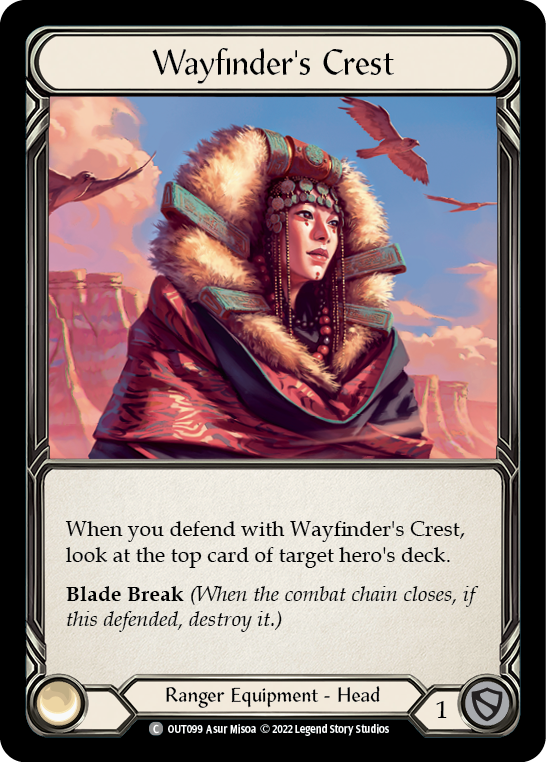 Wayfinder's Crest [OUT099] (Outsiders)  Cold Foil | Card Citadel