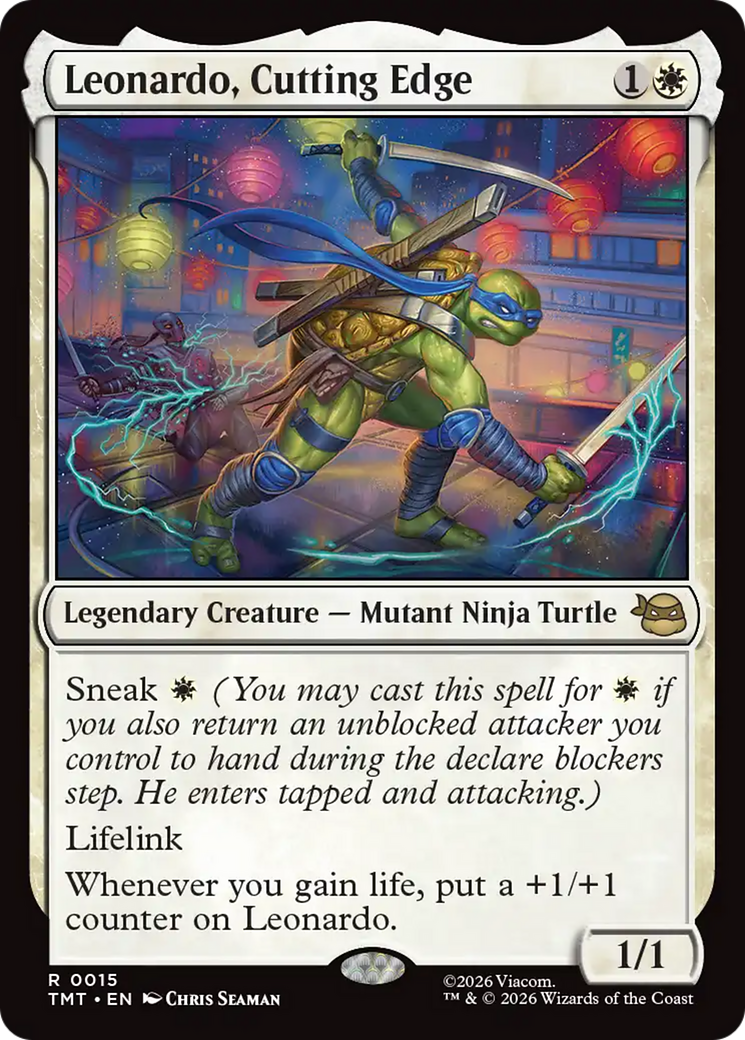 Leonardo, Cutting Edge [Teenage Mutant Ninja Turtles] | Card Citadel