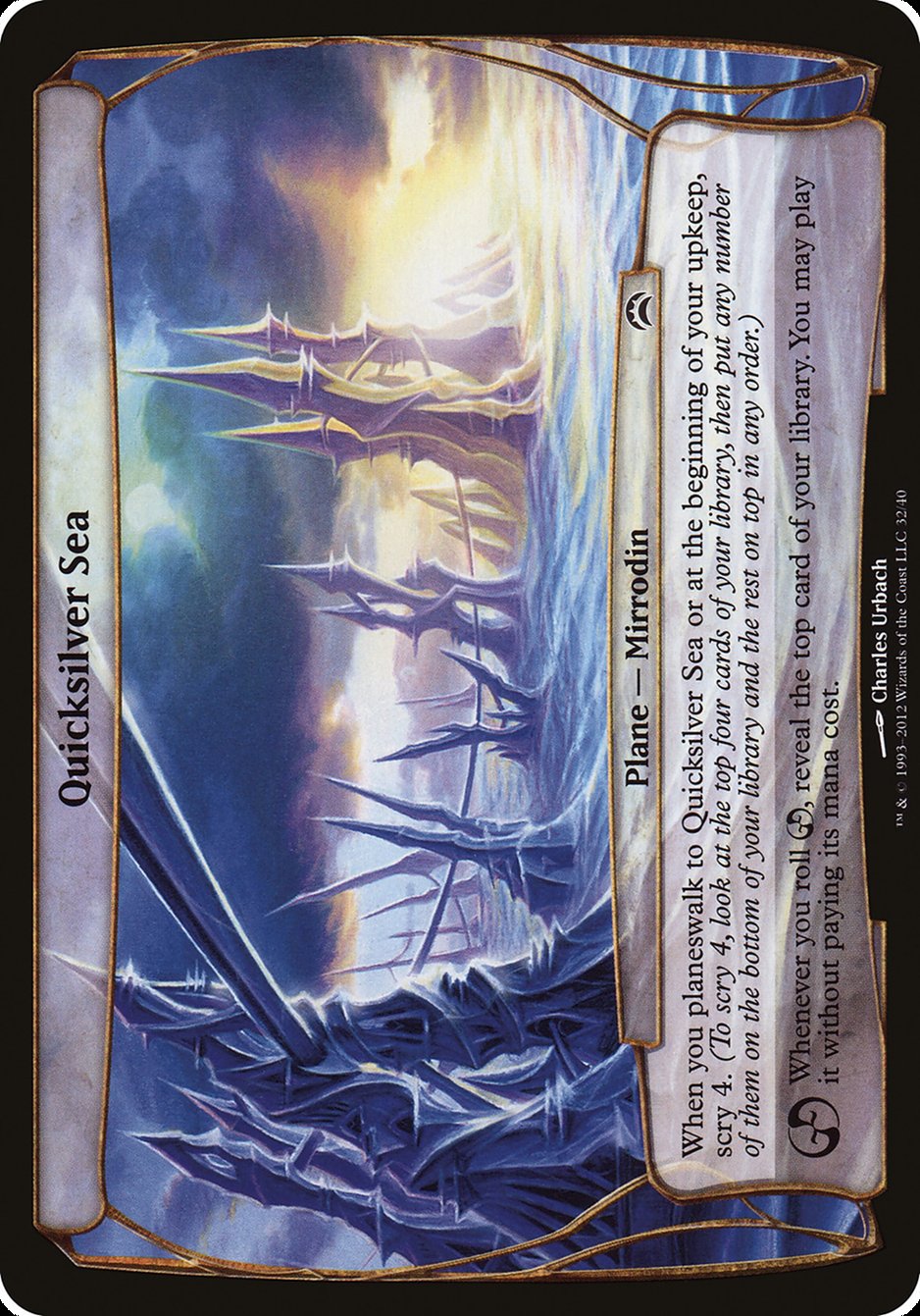 Quicksilver Sea (Planes) [Planechase 2012 Planes] | Card Citadel