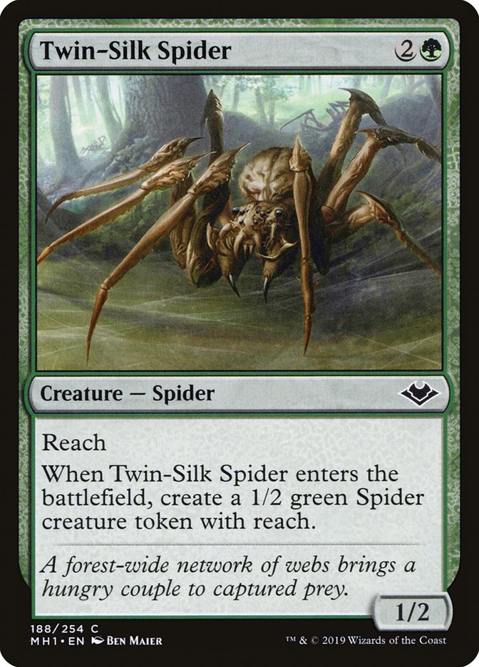 Twin-Silk Spider [Modern Horizons] | Card Citadel