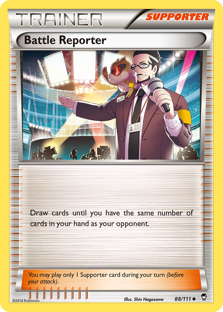 Battle Reporter (88/111) [XY: Furious Fists] | Card Citadel