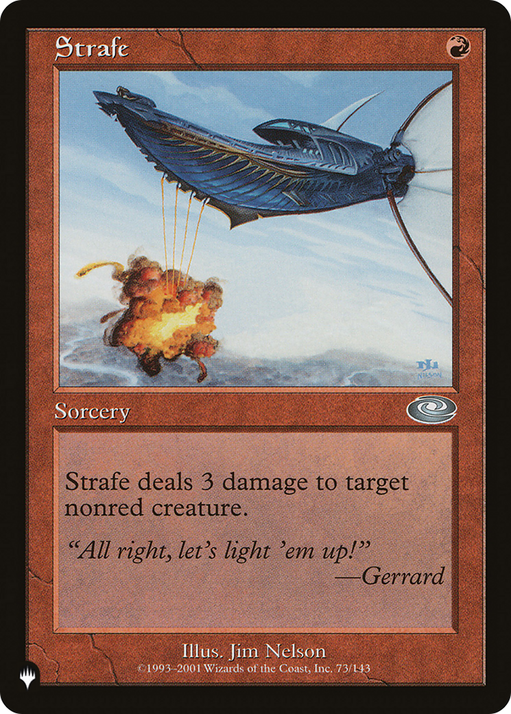 Strafe [The List Reprints] | Card Citadel