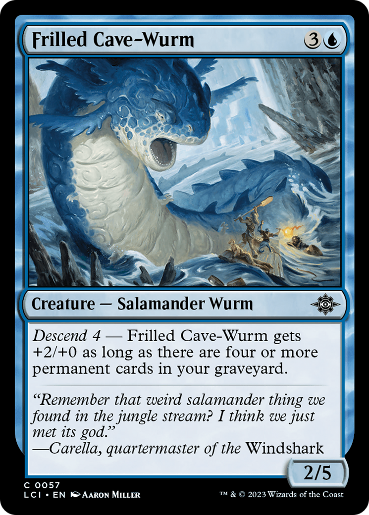 Frilled Cave-Wurm [The Lost Caverns of Ixalan] | Card Citadel