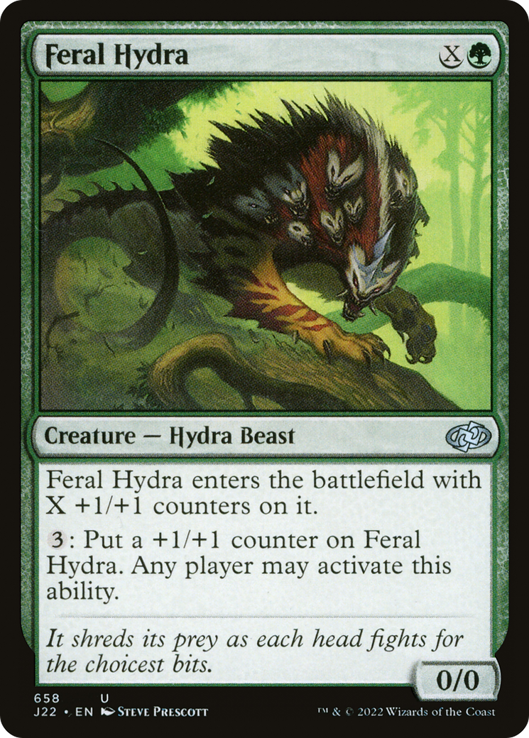 Feral Hydra [Jumpstart 2022] | Card Citadel