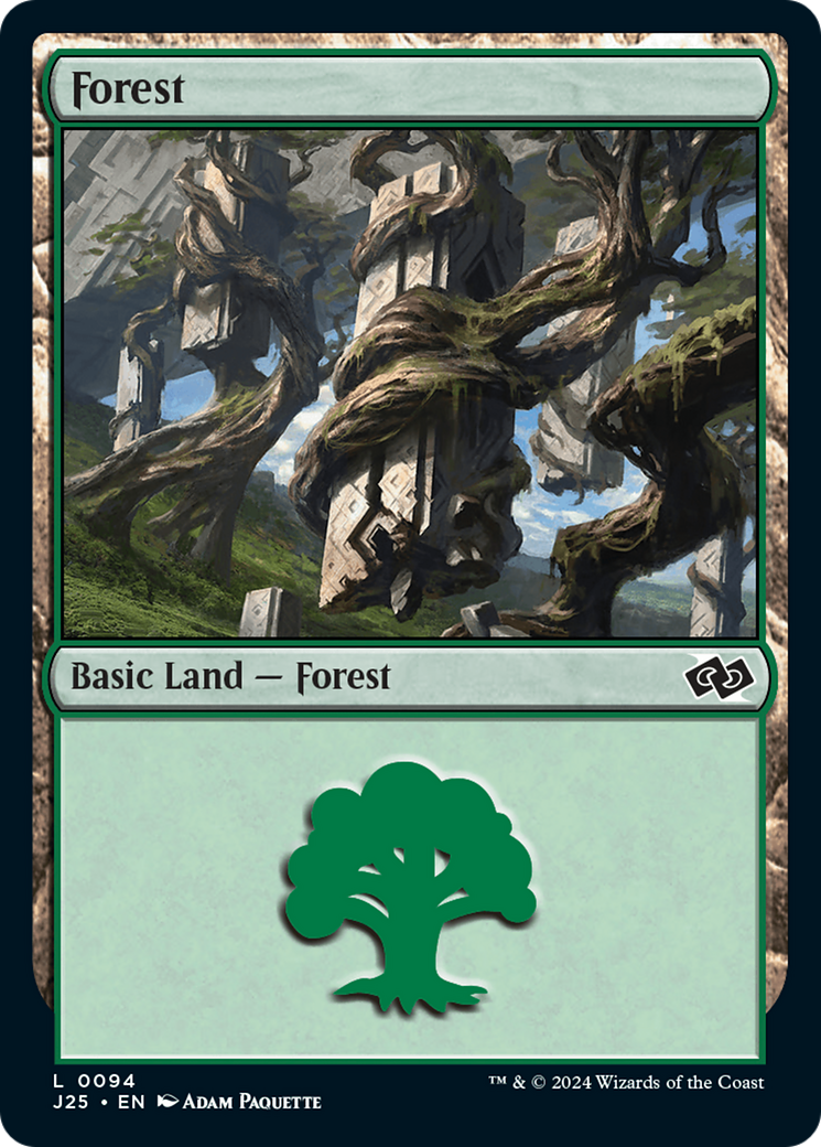 Forest (94) [Foundations Jumpstart] | Card Citadel