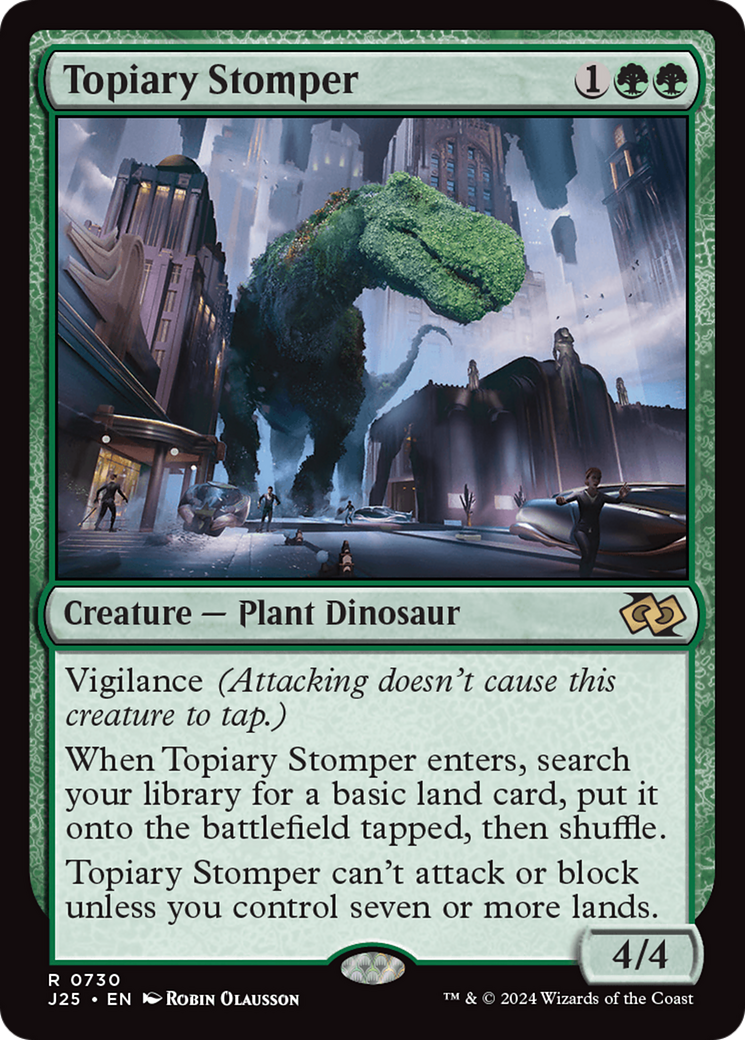 Topiary Stomper [Foundations Jumpstart] | Card Citadel