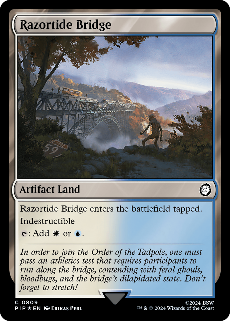 Razortide Bridge (Surge Foil) [Fallout] | Card Citadel