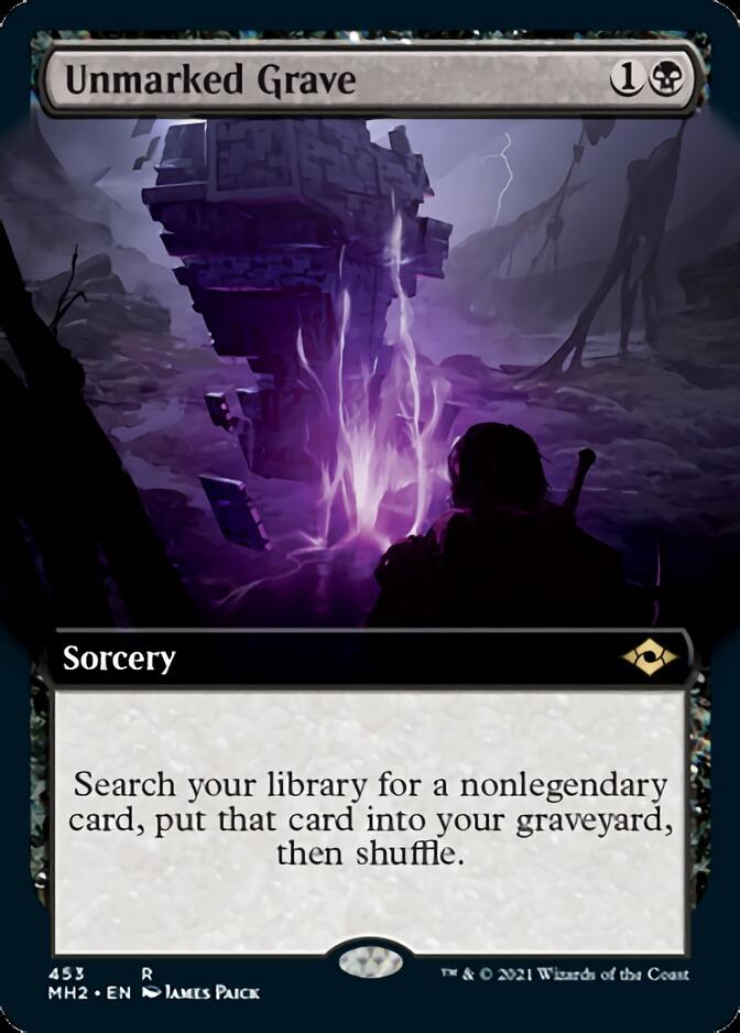 Unmarked Grave (Extended Art) [Modern Horizons 2] | Card Citadel