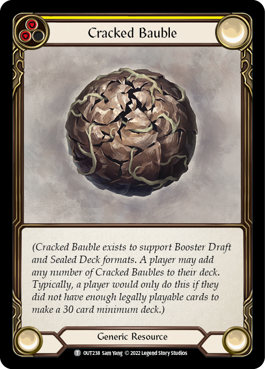 Cracked Bauble [OUT238] (Outsiders) | Card Citadel