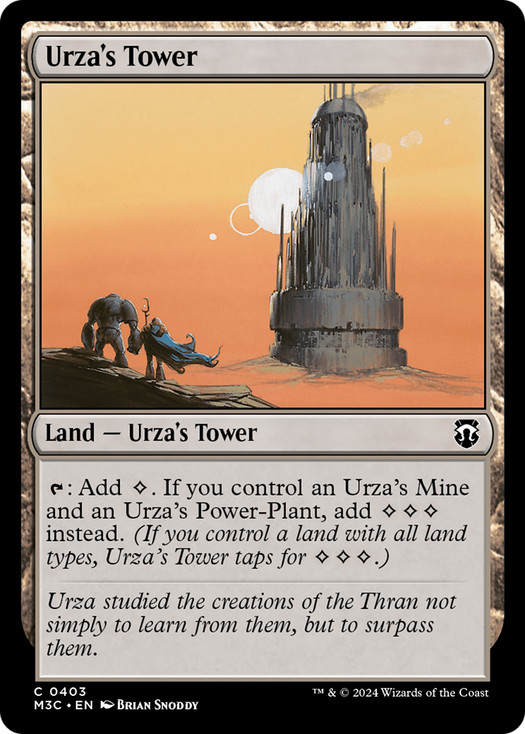 Urza's Tower (Ripple Foil) [Modern Horizons 3 Commander] | Card Citadel
