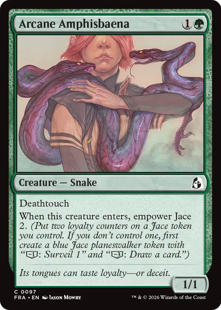 Arcane Amphisbaena [Reality Fracture] | Card Citadel