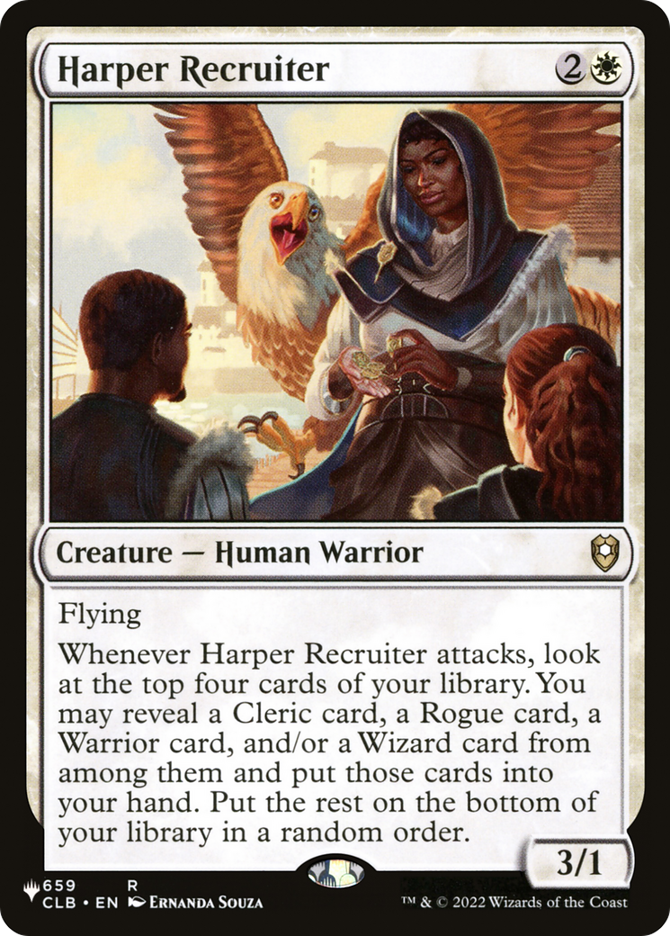 Harper Recruiter (CLB) [The List] | Card Citadel