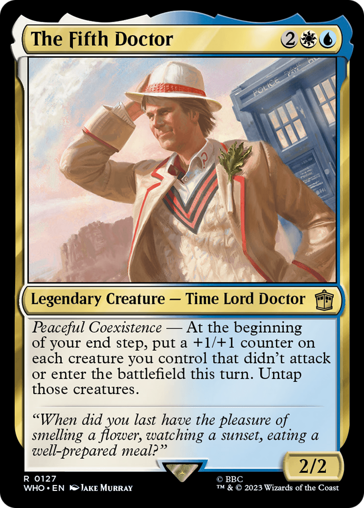 The Fifth Doctor [Doctor Who] | Card Citadel