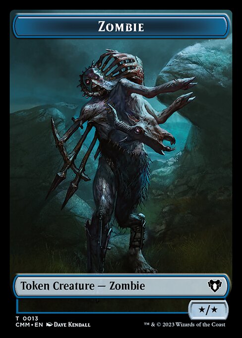 Servo // Zombie (0013) Double-Sided Token [Commander Masters Tokens] | Card Citadel