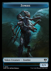 Clue // Zombie (0013) Double-Sided Token [Commander Masters Tokens] | Card Citadel