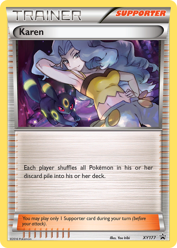 Karen (XY177) [XY: Black Star Promos] | Card Citadel