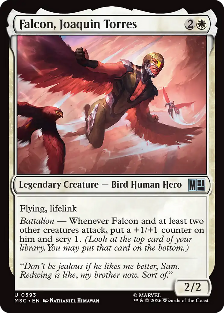 Falcon, Joaquin Torres [Marvel Super Heroes Commander] | Card Citadel