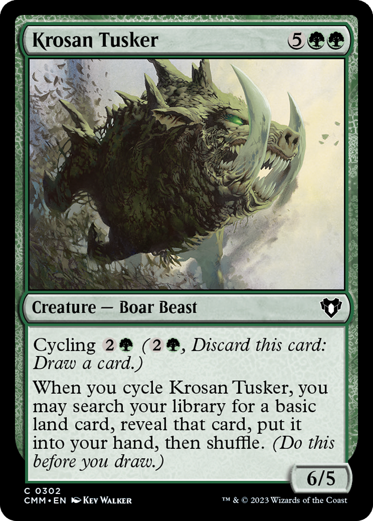 Krosan Tusker [Commander Masters] | Card Citadel