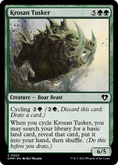 Krosan Tusker [Commander Masters] | Card Citadel