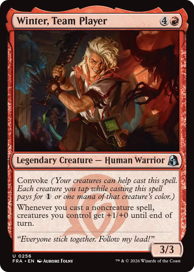 Winter, Team Player [Reality Fracture] | Card Citadel