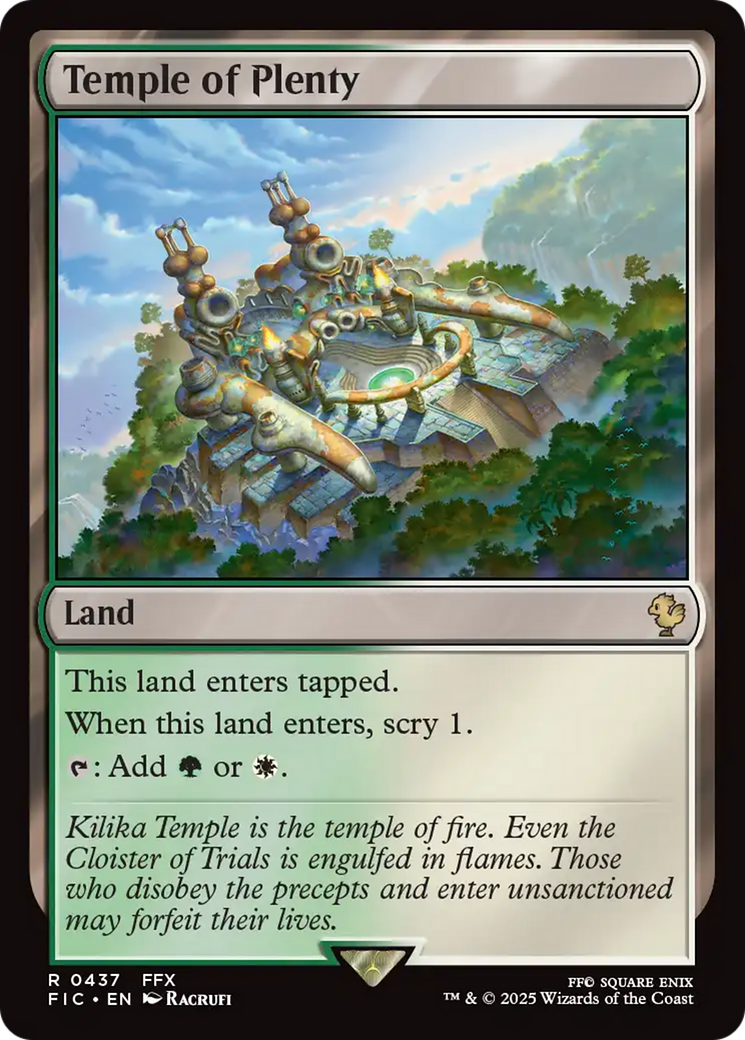 Temple of Plenty [FINAL FANTASY Commander] | Card Citadel