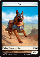 Dog // Goblin Double-Sided Token [Tarkir: Dragonstorm Commander Tokens] | Card Citadel