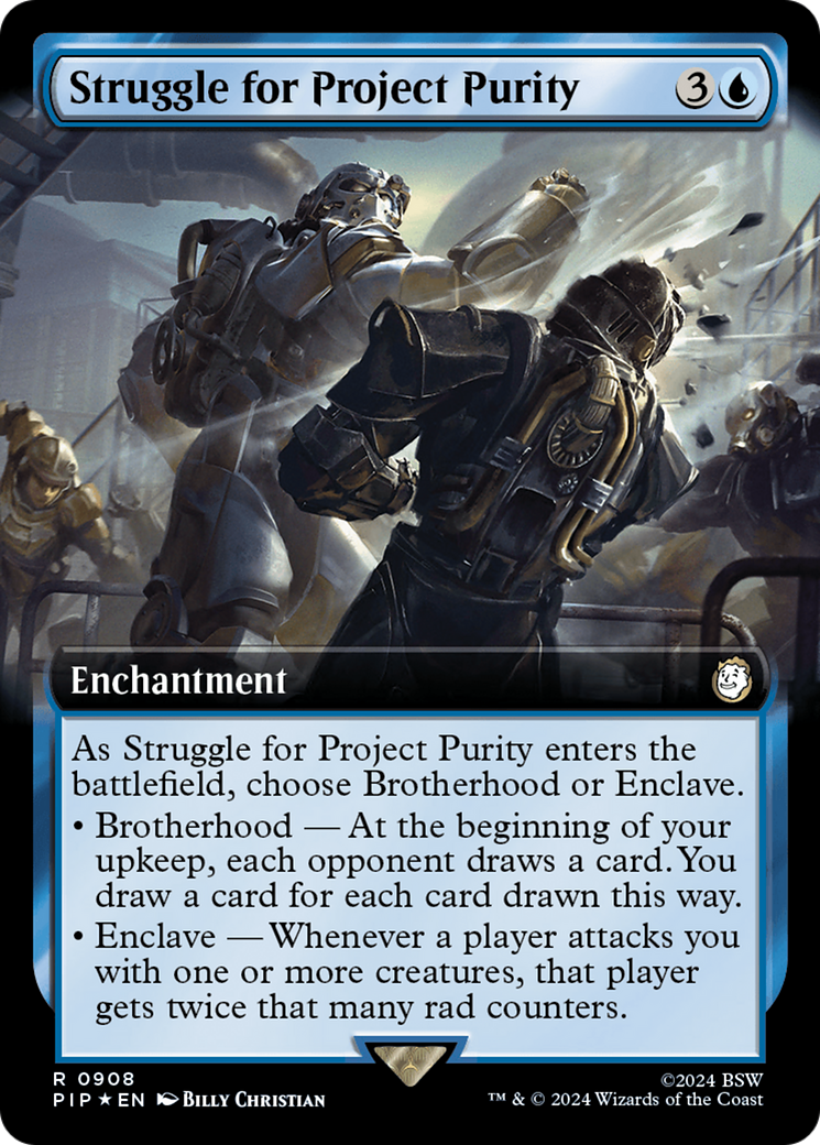 Struggle for Project Purity (Extended Art) (Surge Foil) [Fallout] | Card Citadel