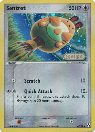 Sentret (62/92) (Stamped) [EX: Legend Maker] | Card Citadel