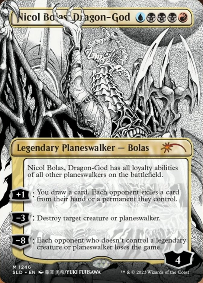 Nicol Bolas, Dragon-God (Borderless) [Secret Lair Drop Series] | Card Citadel