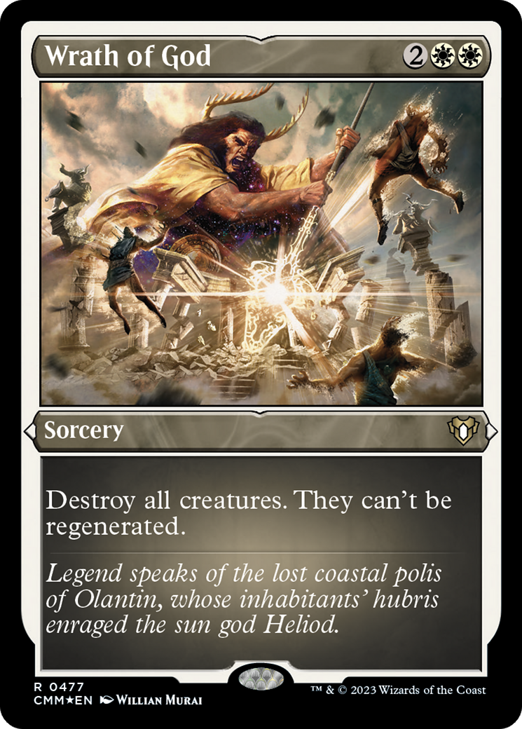 Wrath of God (Foil Etched) [Commander Masters] | Card Citadel