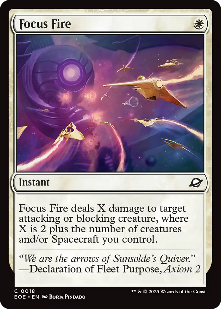 Focus Fire [Edge of Eternities] | Card Citadel