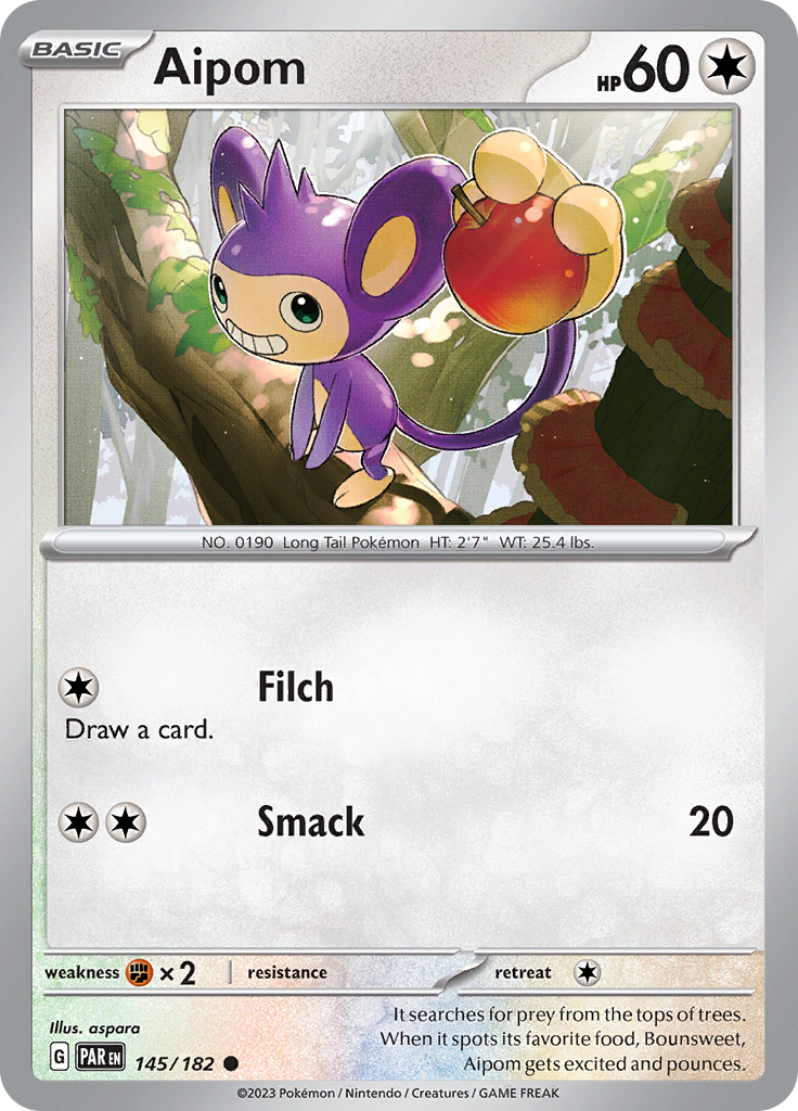 Aipom (145/182) [Scarlet & Violet: Paradox Rift] | Card Citadel