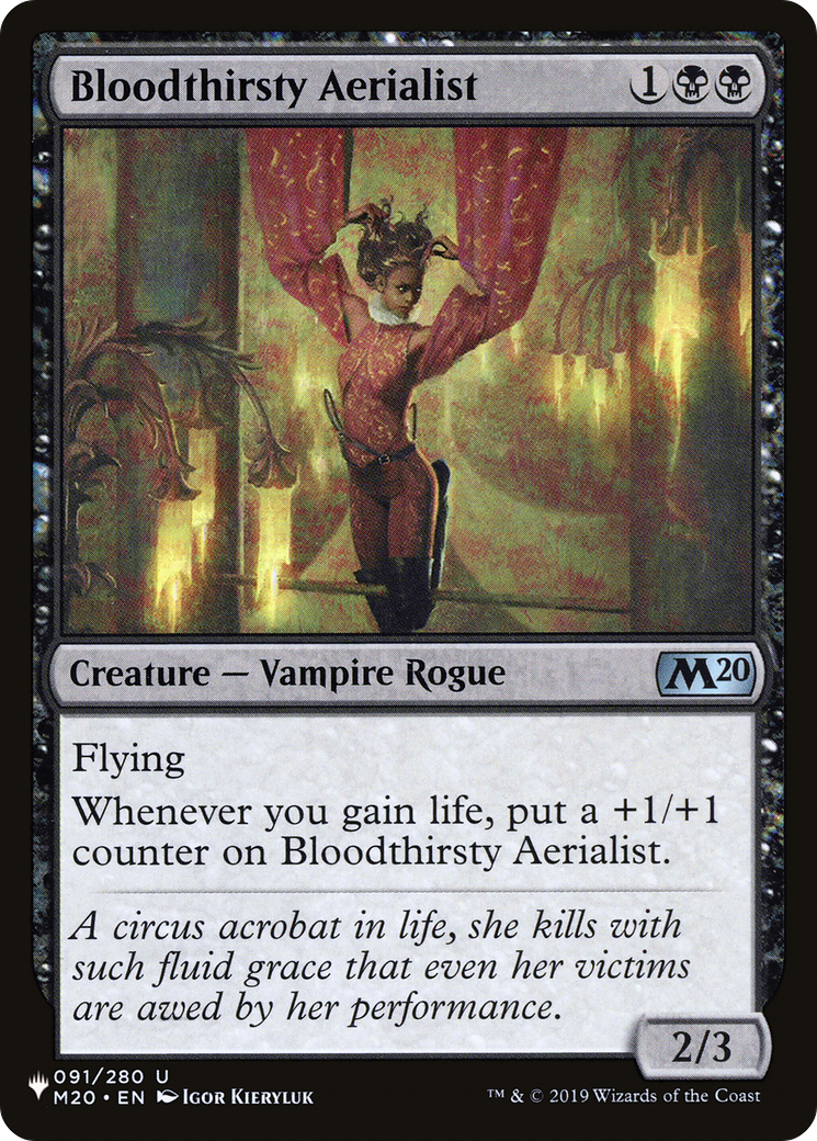 Bloodthirsty Aerialist [The List] | Card Citadel