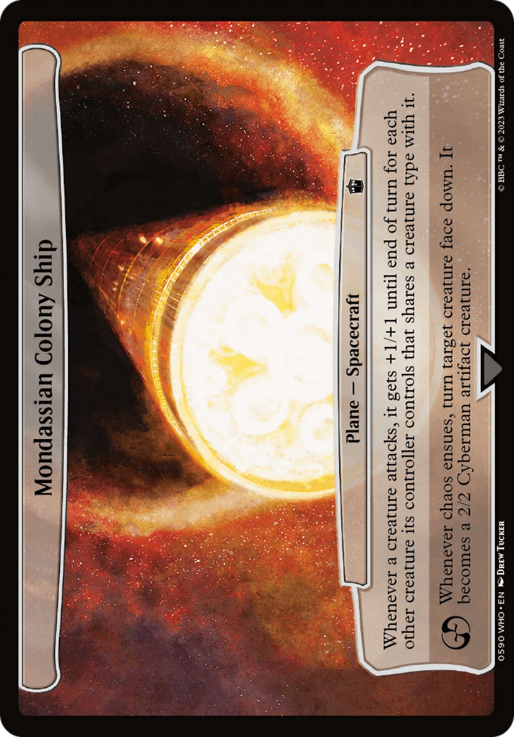 Mondassian Colony Ship [Doctor Who] | Card Citadel