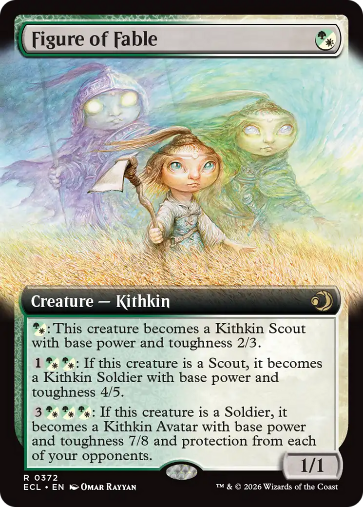 Figure of Fable (Extended Art) [Lorwyn Eclipsed] | Card Citadel