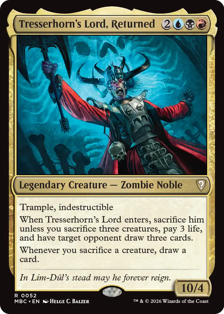 Tresserhorn's Lord, Returned [Mystery Booster: Commander Edition] | Card Citadel